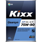 Масло трансмиссионное Kixx Gearsyn GL-4/GL-5 75w90 4л