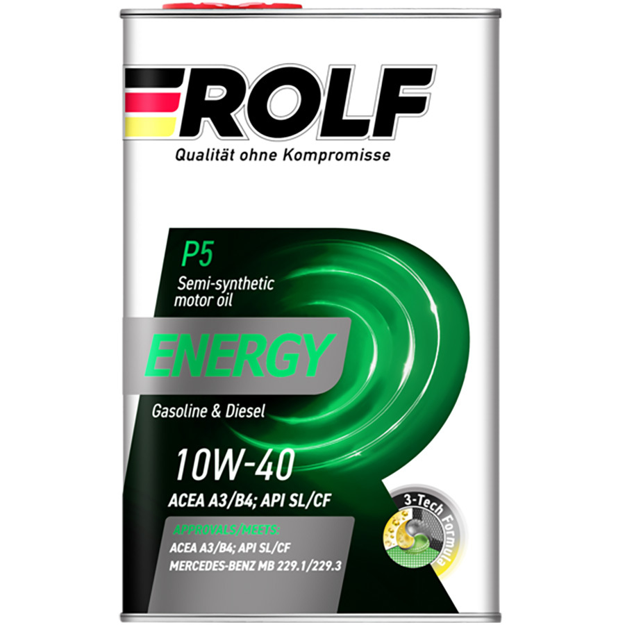 Rolf Моторное масло Rolf Energy SL/CF 10W-40, 1 л
