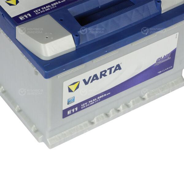 Автомобильный аккумулятор Varta Blue Dynamic E11 74 Ач обратная полярность L3 в Лянторе