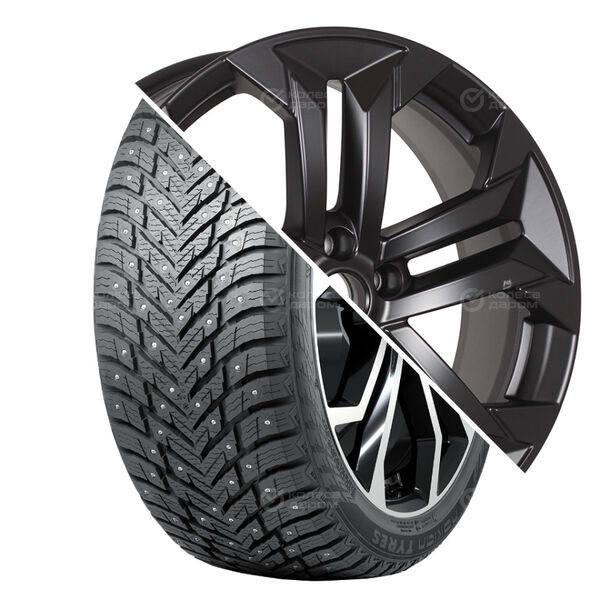 Колесо в сборе R19 Nokian Tyres 235/55 T 105 + КиК Серия Premium в Тюмени