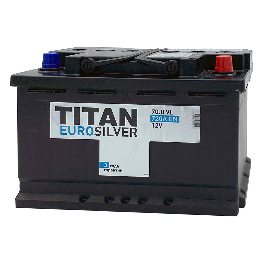 Titan Автомобильный аккумулятор Titan Standart 70 Ач обратная полярность L3
