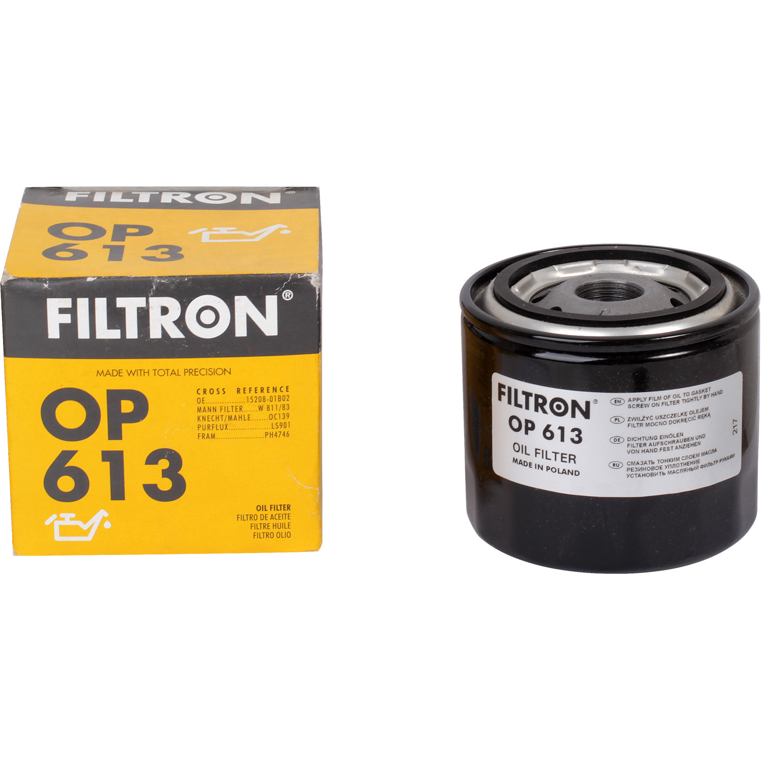 Фильтры Filtron Фильтр масляный Filtron OP613 фильтры filtron фильтр масляный filtron oe671