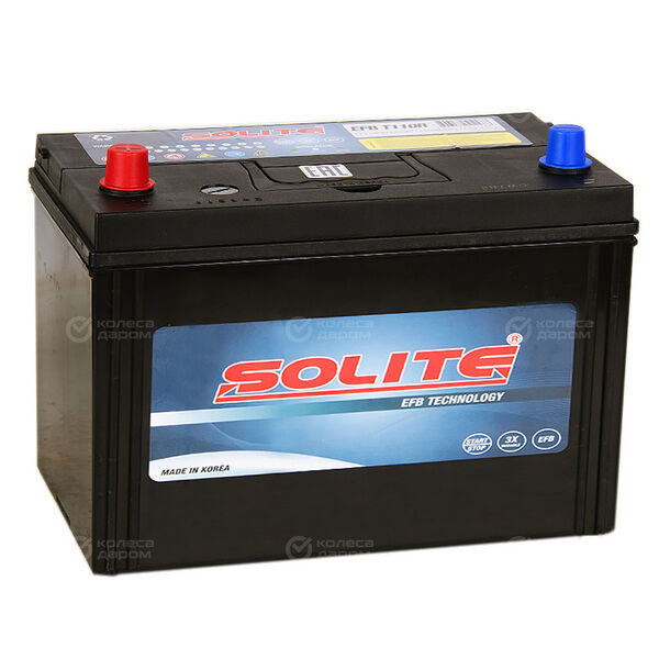 Автомобильный аккумулятор Solite EFB 90 Ач прямая полярность D31R в Сызрани