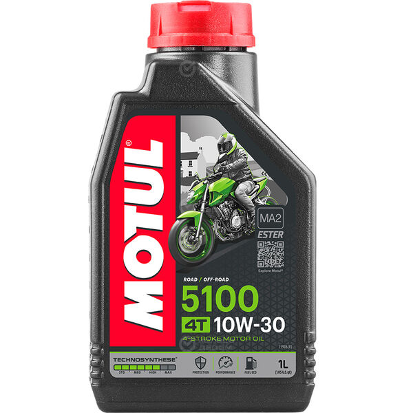 Масло 4-х тактное Motul 5100 4T 10W30 1л в Сызрани