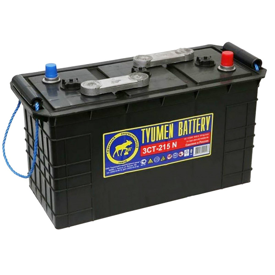 Грузовой аккумулятор "Tyumen Battery" Standard 215 Ач п/п конус сухозаряженная Грузовой аккумулятор "Tyumen Battery" Standard 215 Ач п/п конус сухозаряженная - фото 1