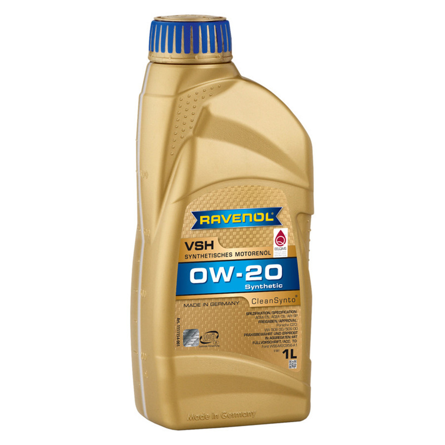 Моторное масло Ravenol VSH 0W-20, 1 л