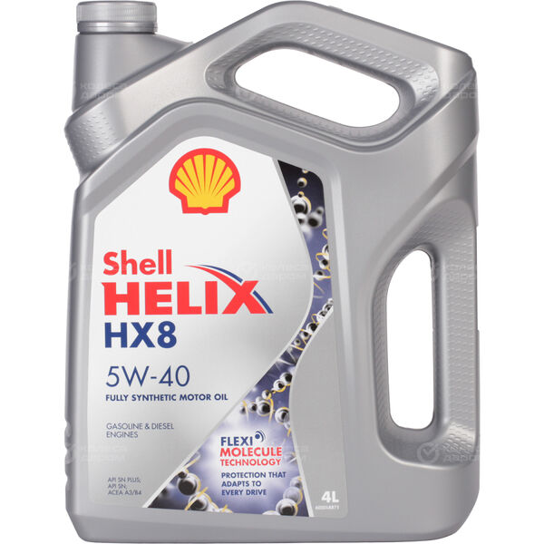 Моторное масло Shell Helix HX8 5W-40, 4 л в Ярославле