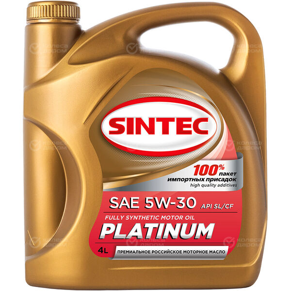 Моторное масло Sintec Platinum 5W-30, 4 л в Москве