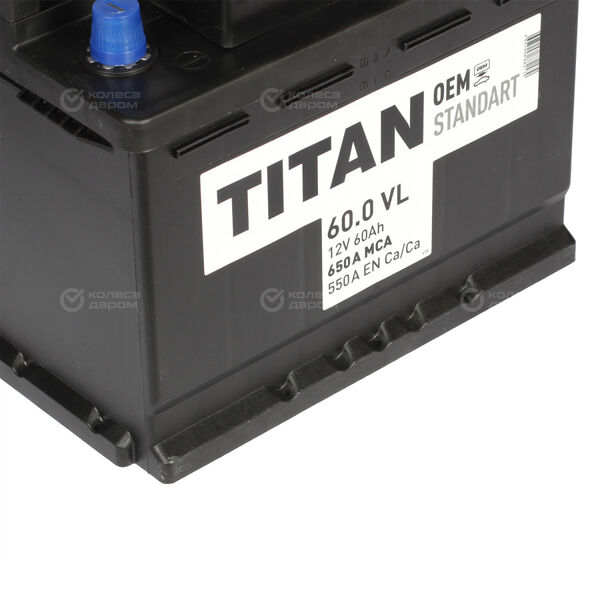Автомобильный аккумулятор Titan Standart 60 Ач обратная полярность L2 в Октябрьске