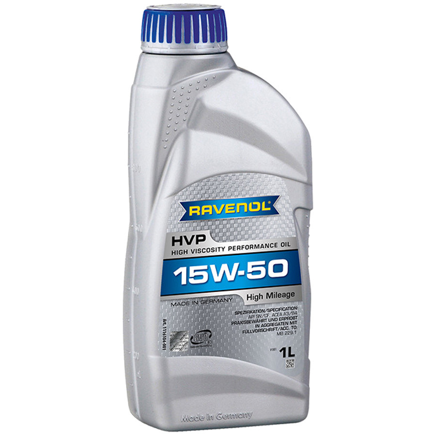 Моторное масло Ravenol HVP High Viscosity Performance Oil 15W-50, 1 л