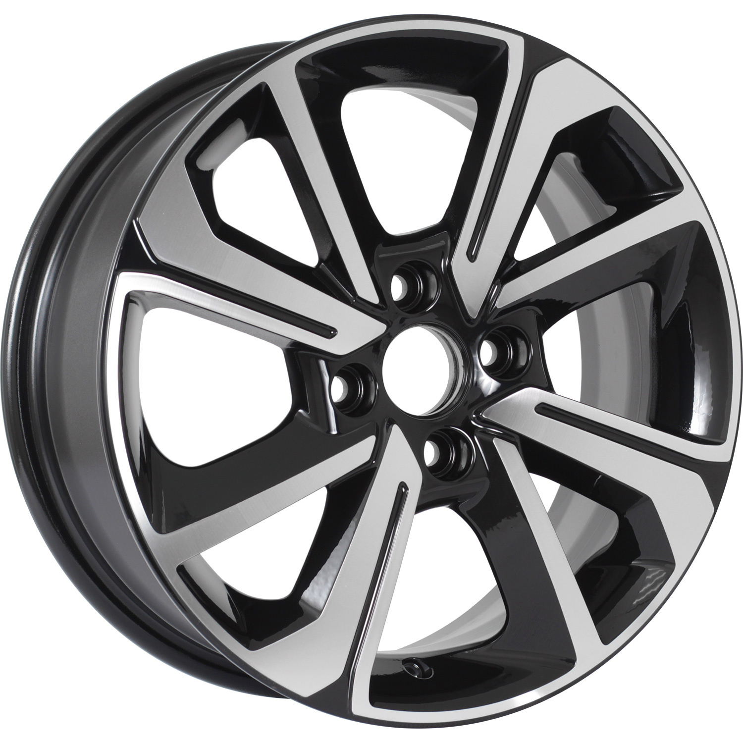 Колесный диск KHOMEN KHW1501 (ZV15_Vesta/Almera) 6x15/4x100 D60.1 ET50 Black_FP