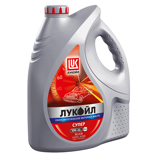 цена Lukoil Моторное масло Lukoil Супер 10W-40, 5 л