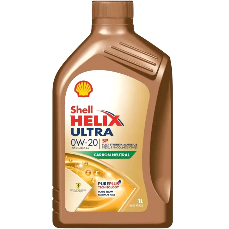 Моторное масло Shell Helix Ultra 0W-20, 1 л