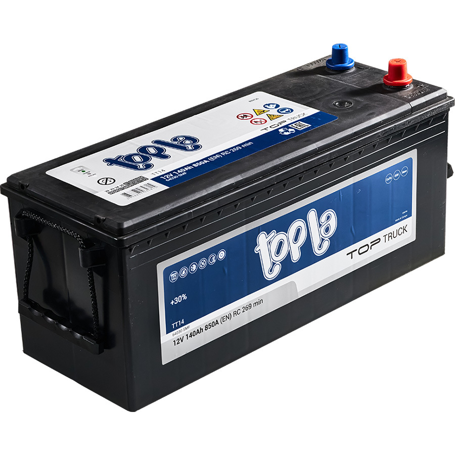 Грузовой аккумулятор Topla Top Truck 140Ач о/п конус