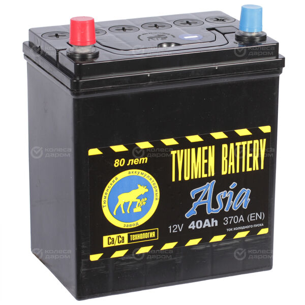 Автомобильный аккумулятор Tyumen Battery Asia 40 Ач прямая полярность B19R в Тобольске