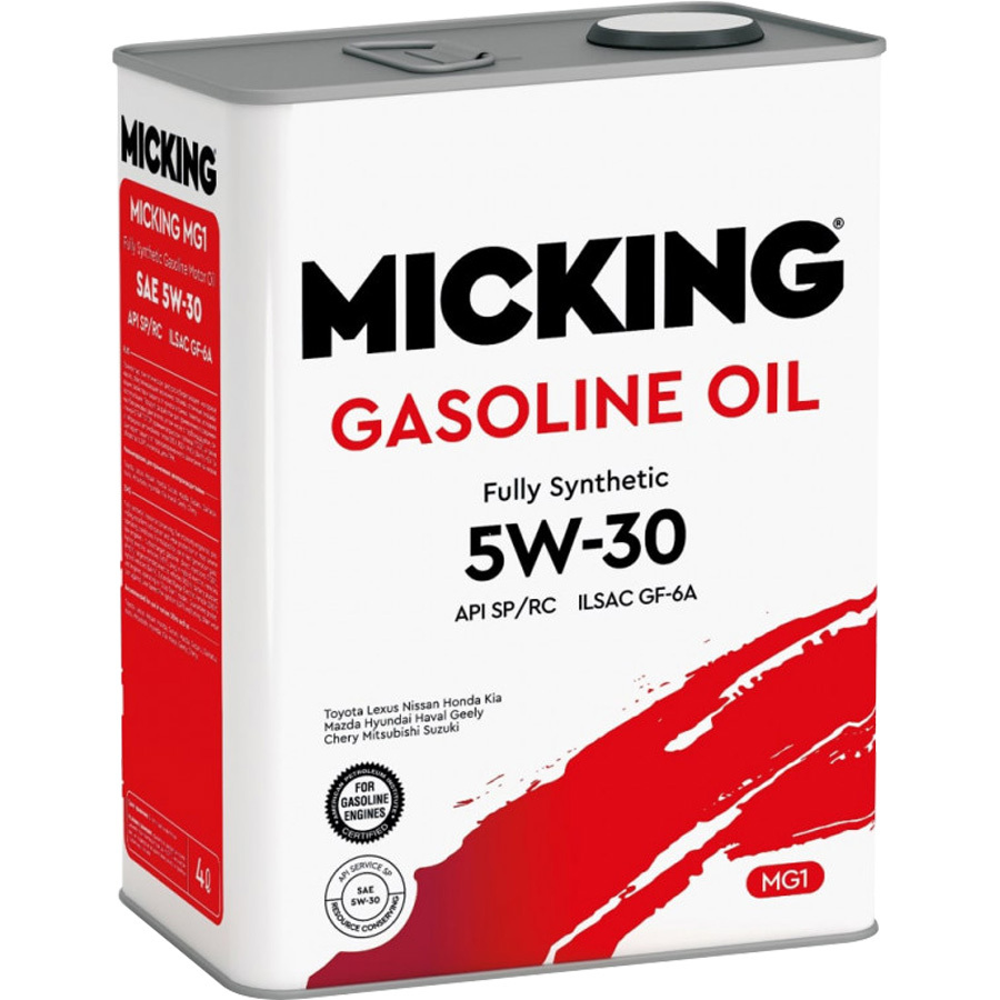 Micking Моторное масло Micking MG1 5W-30, 4 л micking моторное масло micking evo2 5w 30 4 л