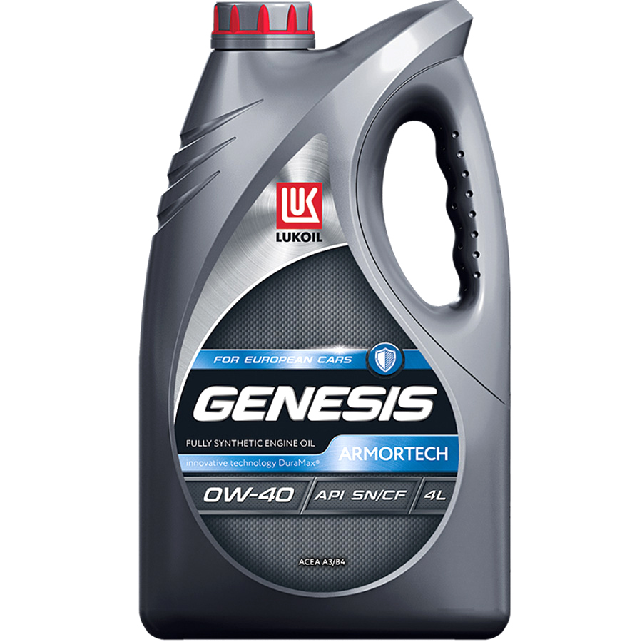 Моторное масло Lukoil Genesis Armortech 0W-40, 4 л