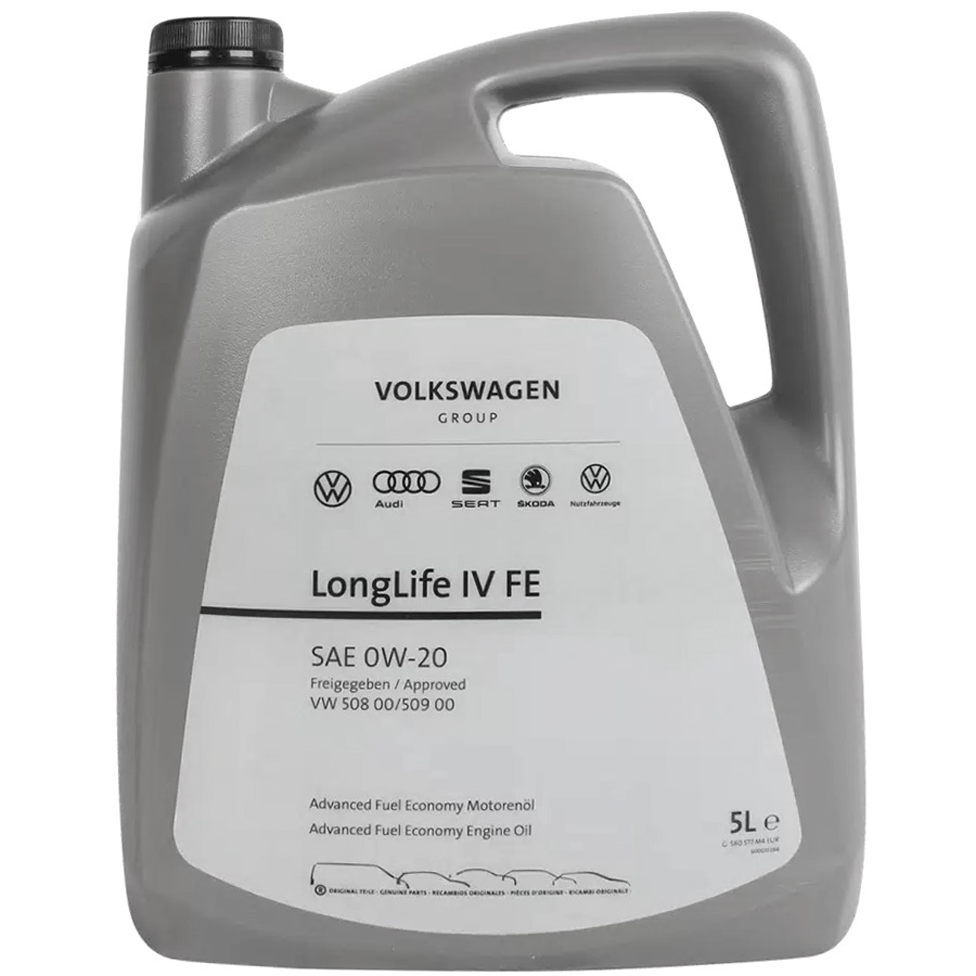Моторное масло Vag LongLife IV FE 0W-20, 5 л