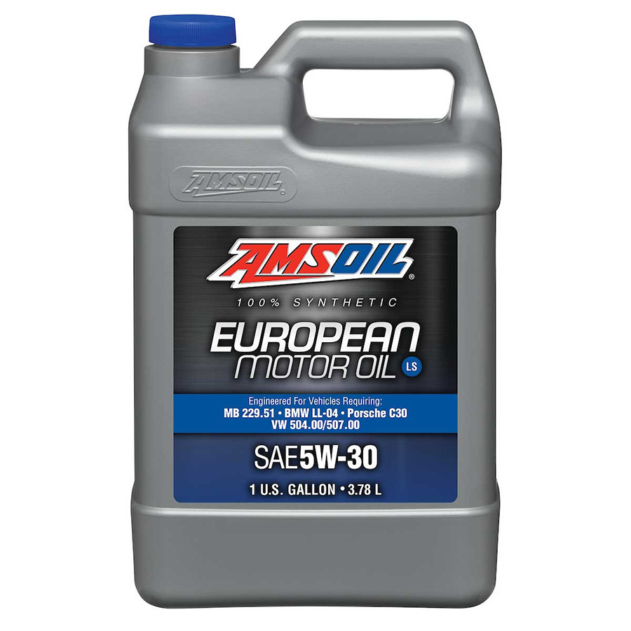 Amsoil Моторное масло Amsoil European Motor 5W-30, 4 л моторное масло amsoil xl extended life synthetic motor oil 10w 30 3 784 л