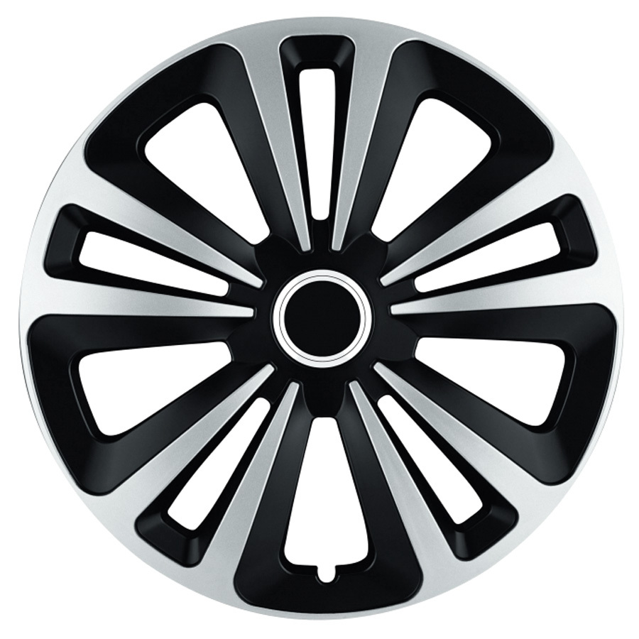 Jestic Колпаки колесные Jestic Terra Ring Mix 16" серебристо-черный 4шт