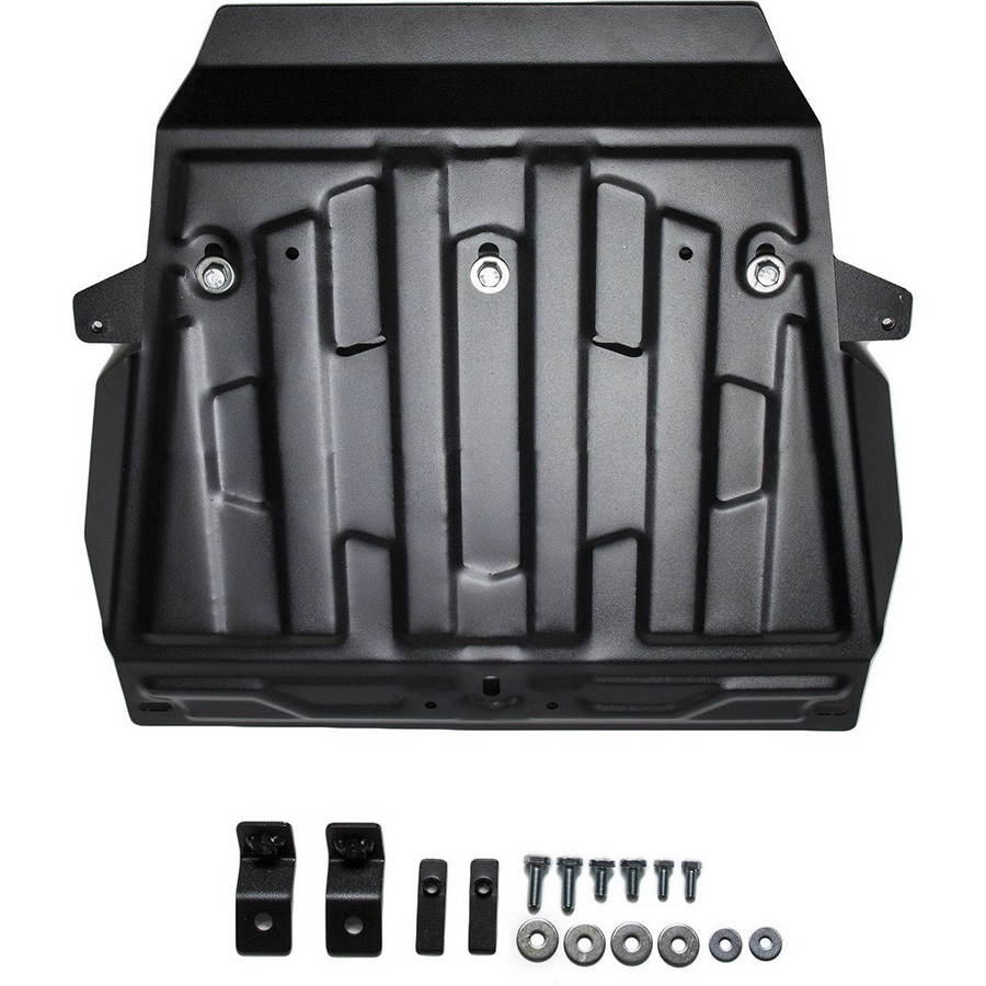 АвтоБроня Защита картера и КПП АвтоБРОНЯ для Lexus LX 2008-/Toyota Land Cruiser 200 2007- (часть 1)