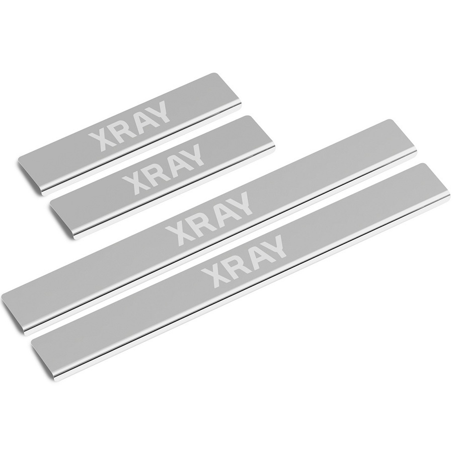 Rival Накладки на пороги AutoMax (AMLAXRA01) накладки на пороги m perfomance передние с подсветкой 51472359786 для bmw x1 f48 2015
