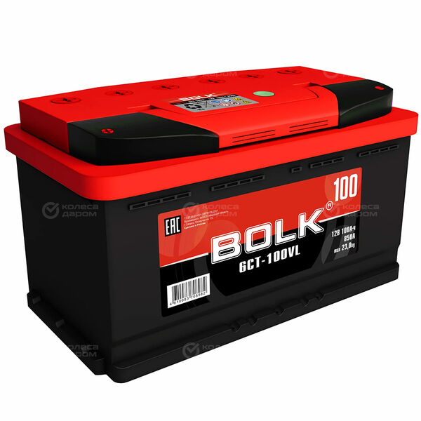 Автомобильный аккумулятор Bolk Standart 100 Ач прямая полярность L5 в Южноуральске