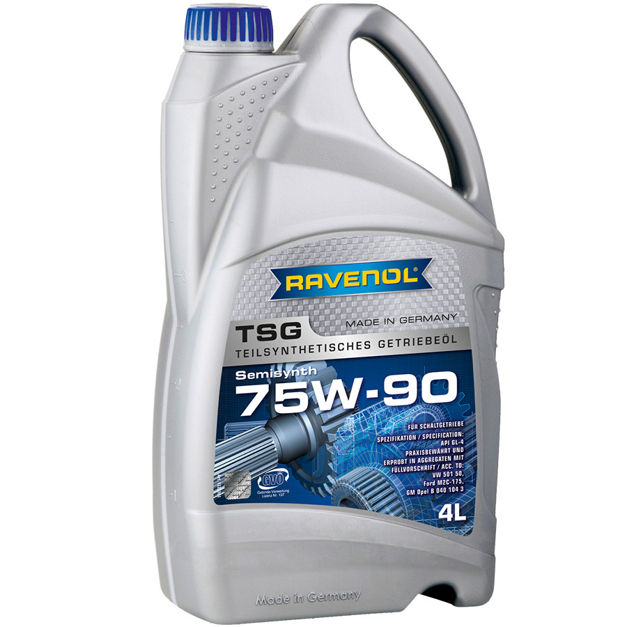 цена Ravenol Трансмиссионное масло Ravenol TSG 75W-90, 4 л
