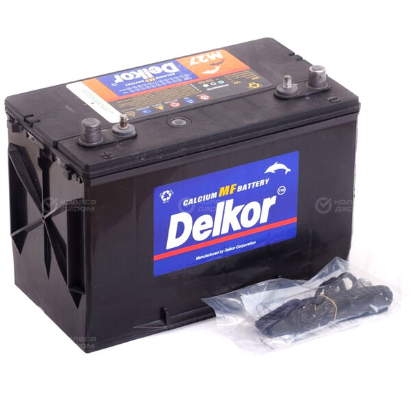 Автомобильный аккумулятор Delkor 80 Ач прямая полярность D31R в Калуге