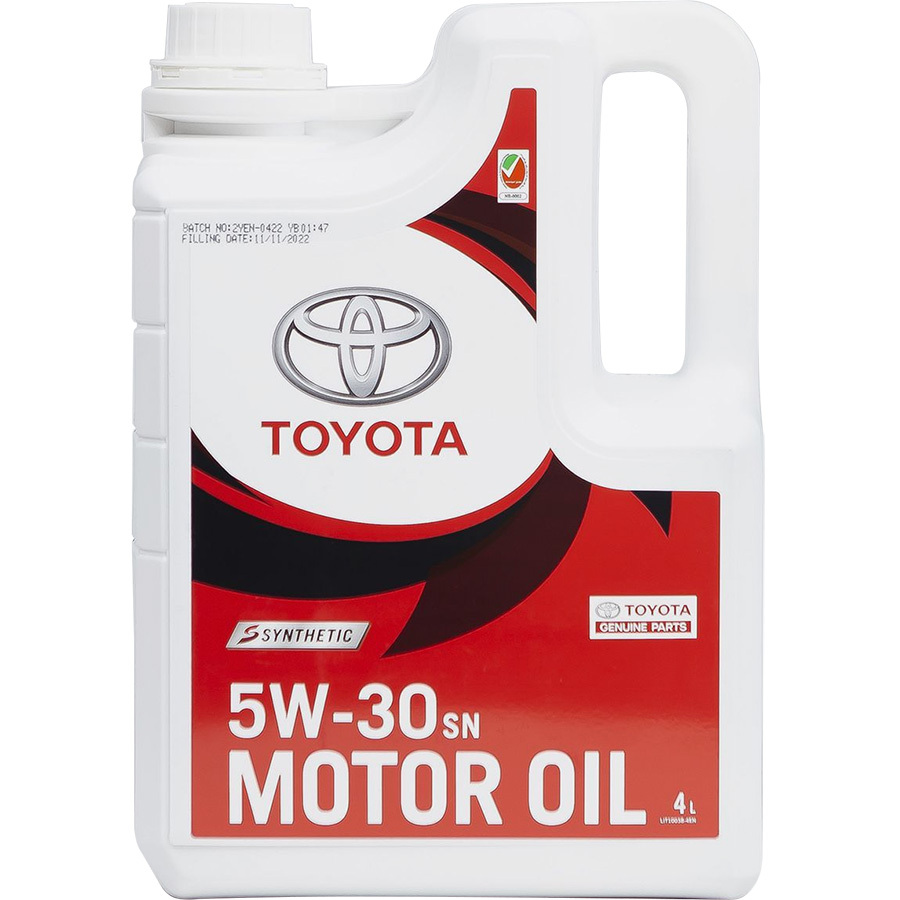 Toyota Моторное масло Toyota Motor Oil 5W-30, 4 л