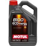 Моторное масло Motul 8100 Eco-nergy 0W-30, 5 л