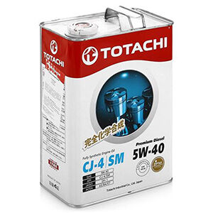 Масло моторное Totachi Premium Diesel F-Synth CJ-4SM 5W-40 4л 4562374690745 4746₽