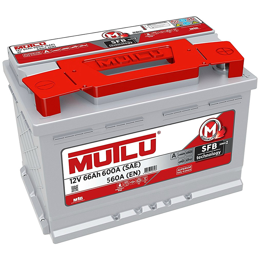 Mutlu Автомобильный аккумулятор Mutlu 66 Ач обратная полярность LB3