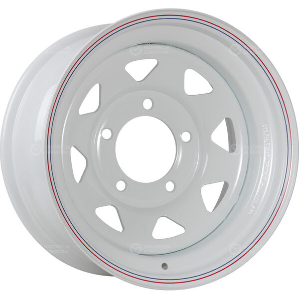 Колесный диск ORW (Off Road Wheels) УАЗ  8xR16 5x139.7 ET25 DIA110 белый в Глазове