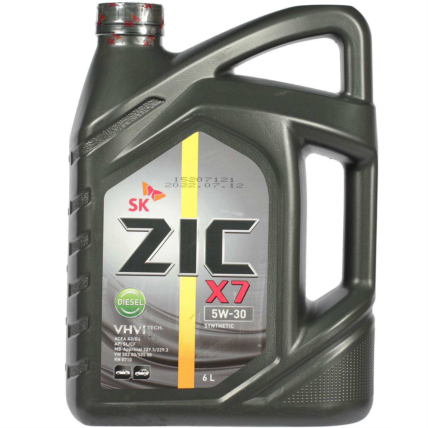 ZIC Моторное масло ZIC X7 Diesel 5W-30, 6 л