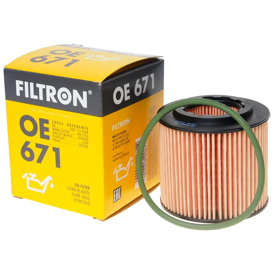 цена Фильтры Filtron Фильтр масляный Filtron OE671