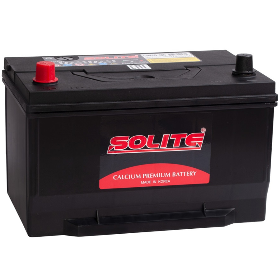 Solite Автомобильный аккумулятор Solite 85 Ач прямая полярность D31R exide автомобильный аккумулятор exide 95 ач прямая полярность d31r