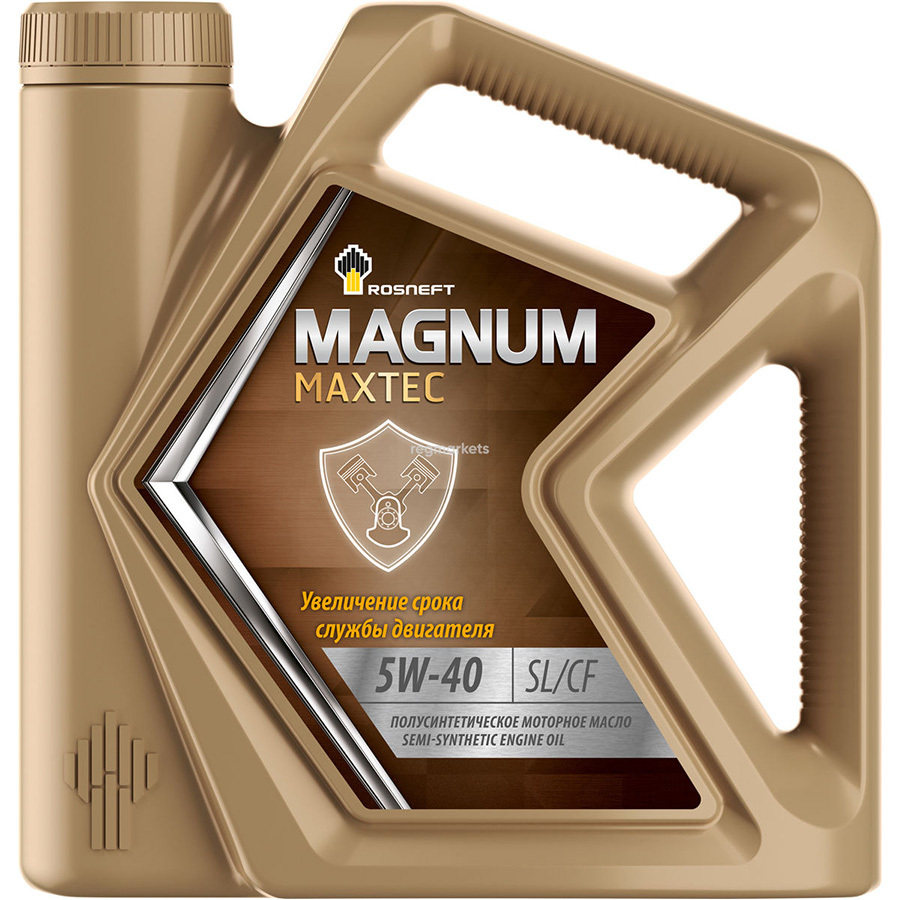 Моторное масло Rosneft Magnum Maxtec 5W-40, 5 л