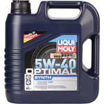 Моторное масло Liqui Moly Optimal Synth 5W-40, 4 л