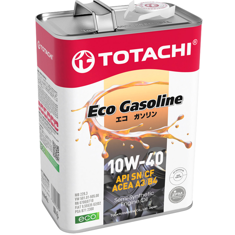 Моторное масло Totachi Eco Gasoline 10W-40, 4 л