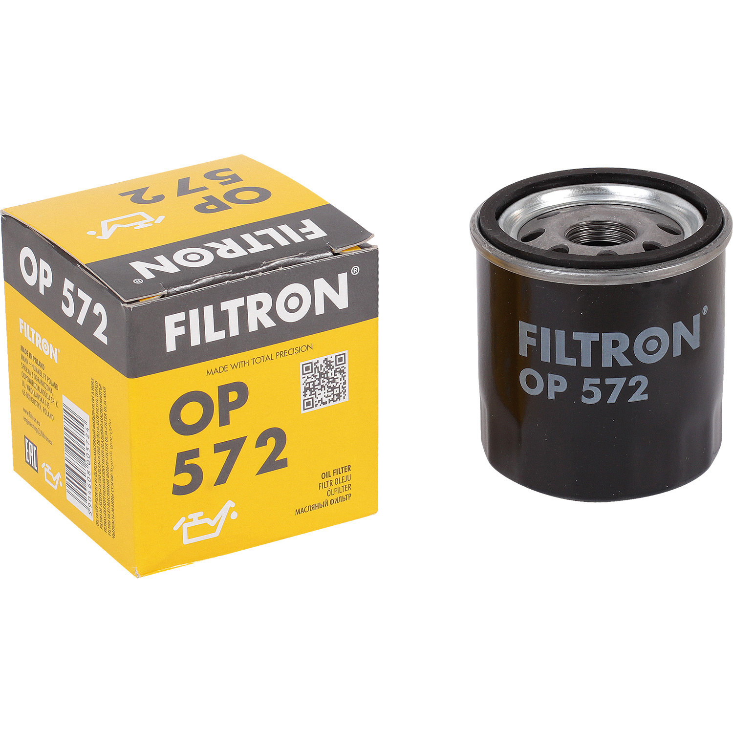 Фильтры Filtron Фильтр масляный Filtron OP572 filtron бежевый
