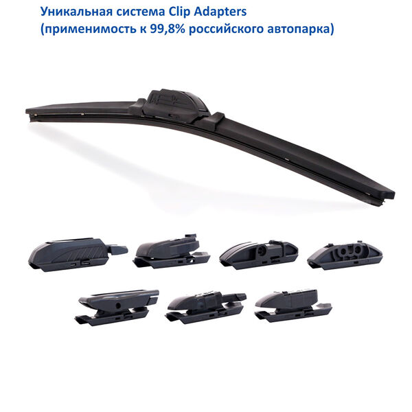 Щетка стеклоочистителя бескаркасная Goodyear Premium 650 мм/26" в Воронеже