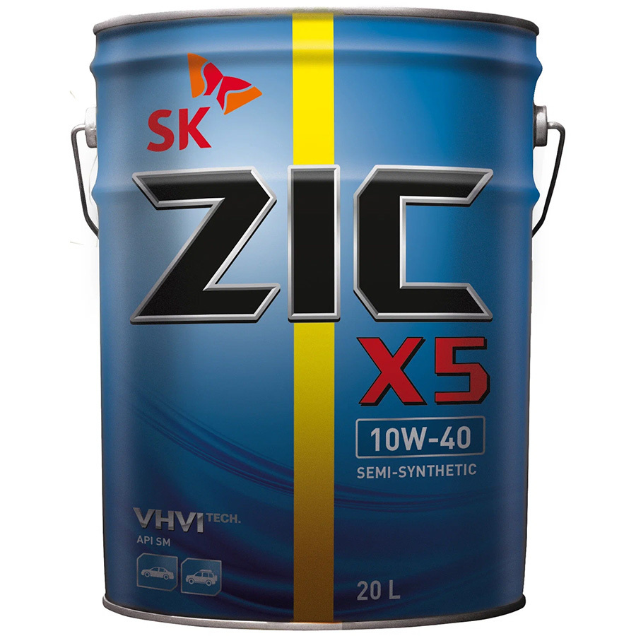 ZIC Моторное масло ZIC X5 10W-40, 20 л