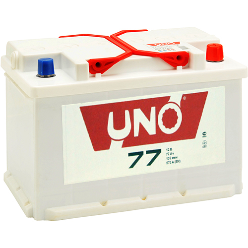 Uno Автомобильный аккумулятор Uno 77 Ач обратная полярность L3
