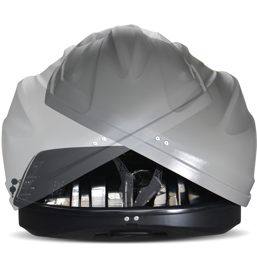 Автобокс Turino Серый тиснение, 480 л