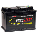 Автомобильный аккумулятор Eurostart 75 Ач обратная полярность L3