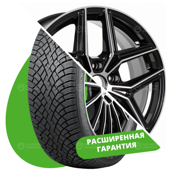 Колесо в сборе R17 Nokian Tyres 225/55 R 101 + КиК в Казани