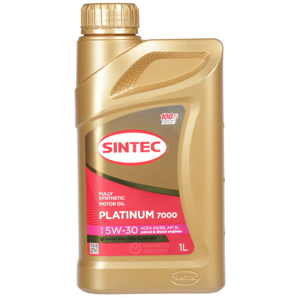 Моторное масло Sintec Platinum 7000 5W-30, 1 л в Кумертау