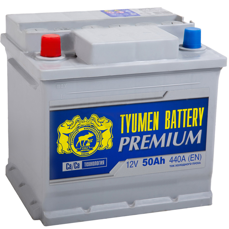 Tyumen Battery Автомобильный аккумулятор Tyumen Battery Premium 50 Ач прямая полярность L1 tyumen battery автомобильный аккумулятор tyumen battery premium 50 ач обратная полярность l1