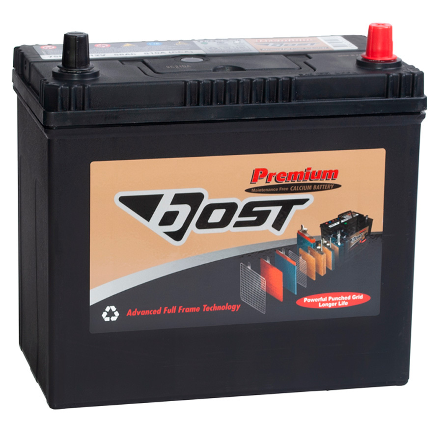 Bost Автомобильный аккумулятор Bost Premium 58 Ач обратная полярность B24L
